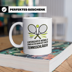 Tennis Tasse Alter Mann Tennisschläger Spruch Unterschätze N – Weiß [farbe:weiß]