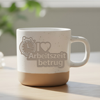 Lustige Büro Tasse Arbeitszeitbetrug Kaffeetasse mit Spruch I Love Arb – Bild 6