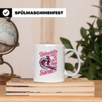 Surferin Tasse Unterschätze Niemals Eine Alte Frau Surfen Ge – Weiß [farbe:weiß]