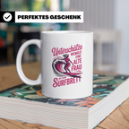 Surferin Tasse Unterschätze Niemals Eine Alte Frau Surfen Ge – Weiß [farbe:weiß]