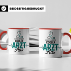 Cooler Arzt Tasse - Mediziner Geschenkidee mit Stethoskop & Herzschlag - Für Ärzte, Medizinstudenten & Assistenzärzte