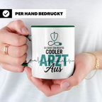 Cooler Arzt Tasse - Mediziner Geschenkidee mit Stethoskop & Herzschlag - Für Ärzte, Medizinstudenten & Assistenzärzte