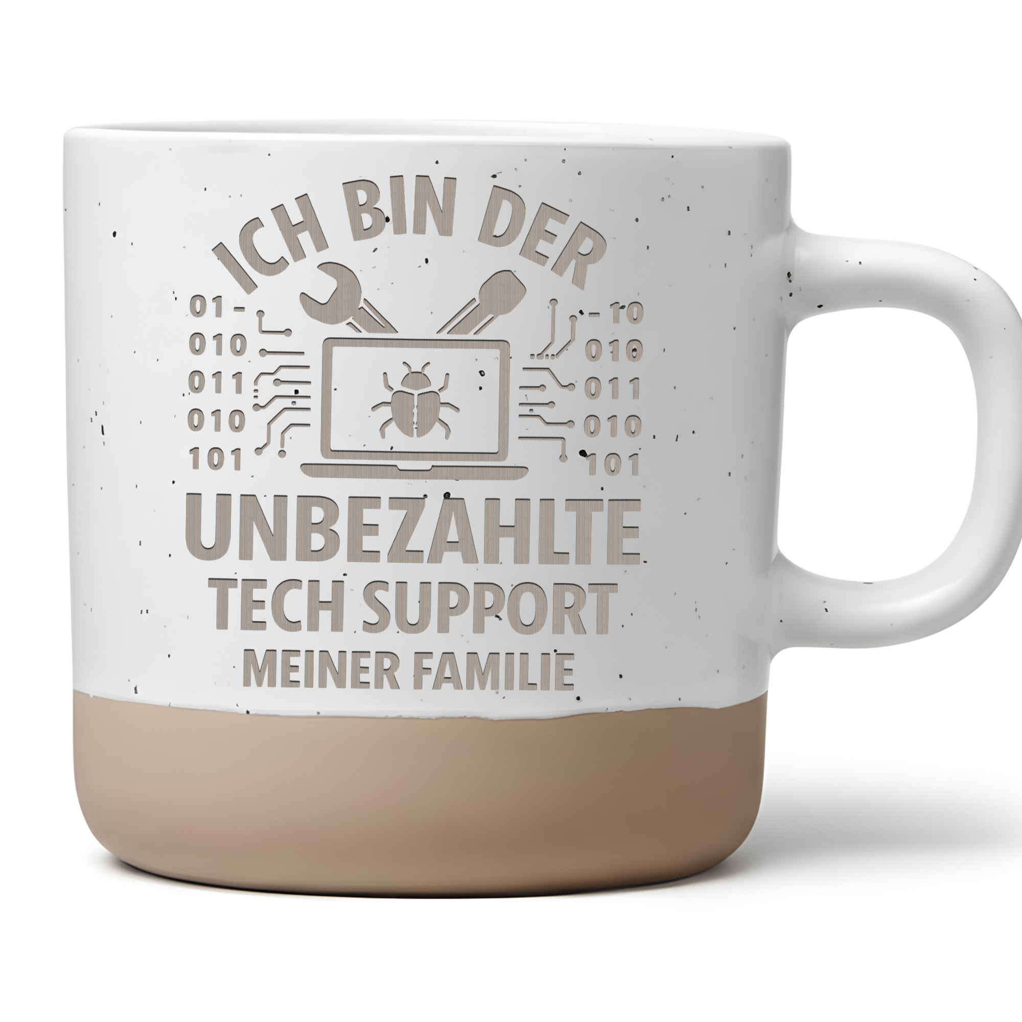 IT Tech Support Tasse Lustiges Geschenk für Informatiker Kaffeetasse F – Bild 1