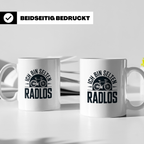 Fahrrad Kaffeetasse - Ich bin selten radlos - Radfahrer Gesc – Weiß [farbe:weiß]