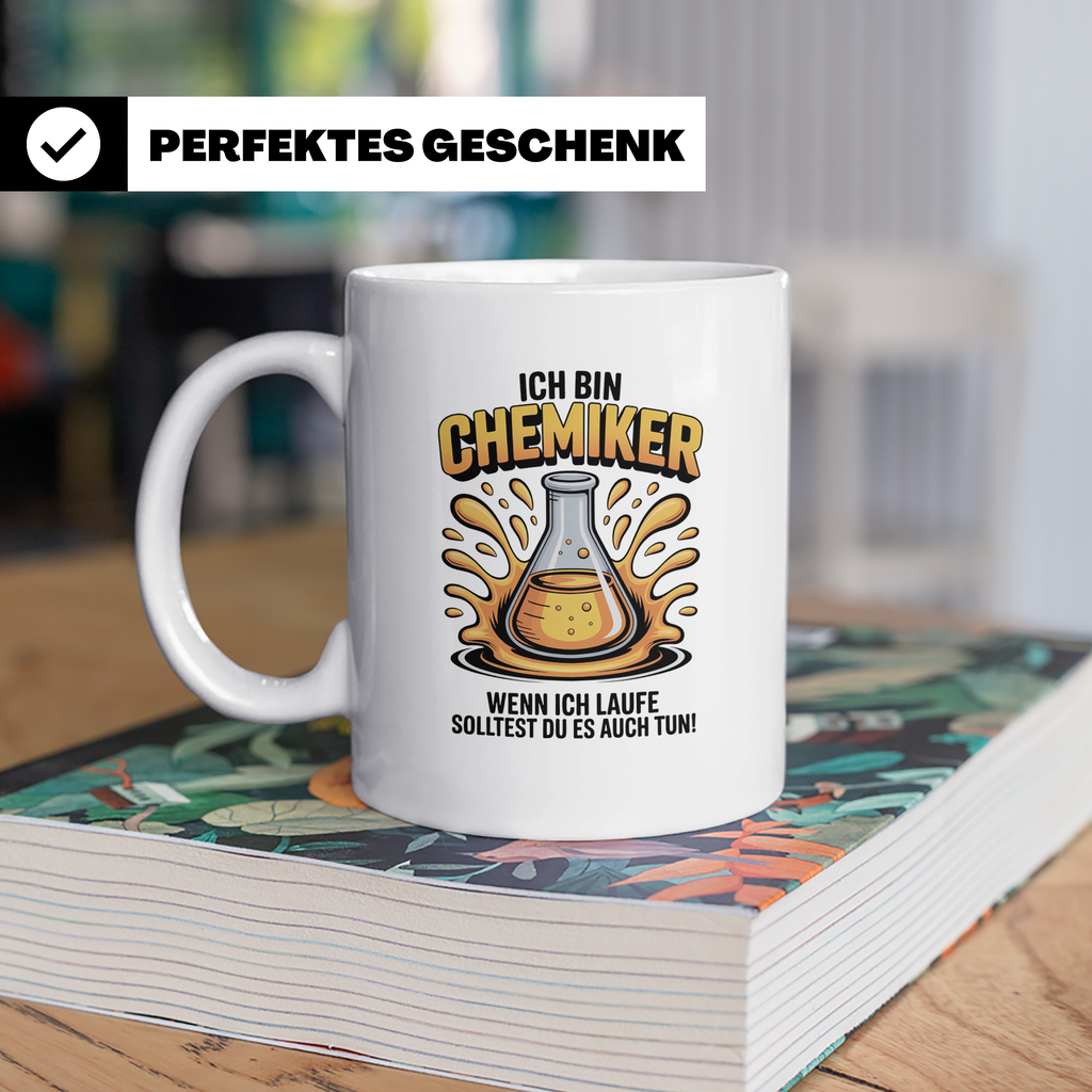 Chemiker Tasse - Labortechnik Sprüche, Chemie Studenten, Lab – Weiß [farbe:weiß]