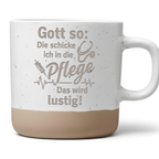 Pflege Tasse Lustig Krankenschwester Geschenk Kaffeetasse Altenpflege  – Bild 1