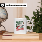 Gärtnern Therapie Tomaten Kaffeetasse - Gartenarbeit Gärtner – Weiß [farbe:weiß]