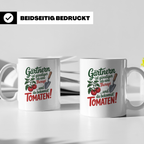 Gärtnern Therapie Tomaten Kaffeetasse - Gartenarbeit Gärtner – Weiß [farbe:weiß]