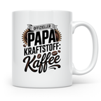 Papa Kraftstoff Kaffee Tasse - Vatertag Geschenkidee für Kaf – Weiß [farbe:weiß]