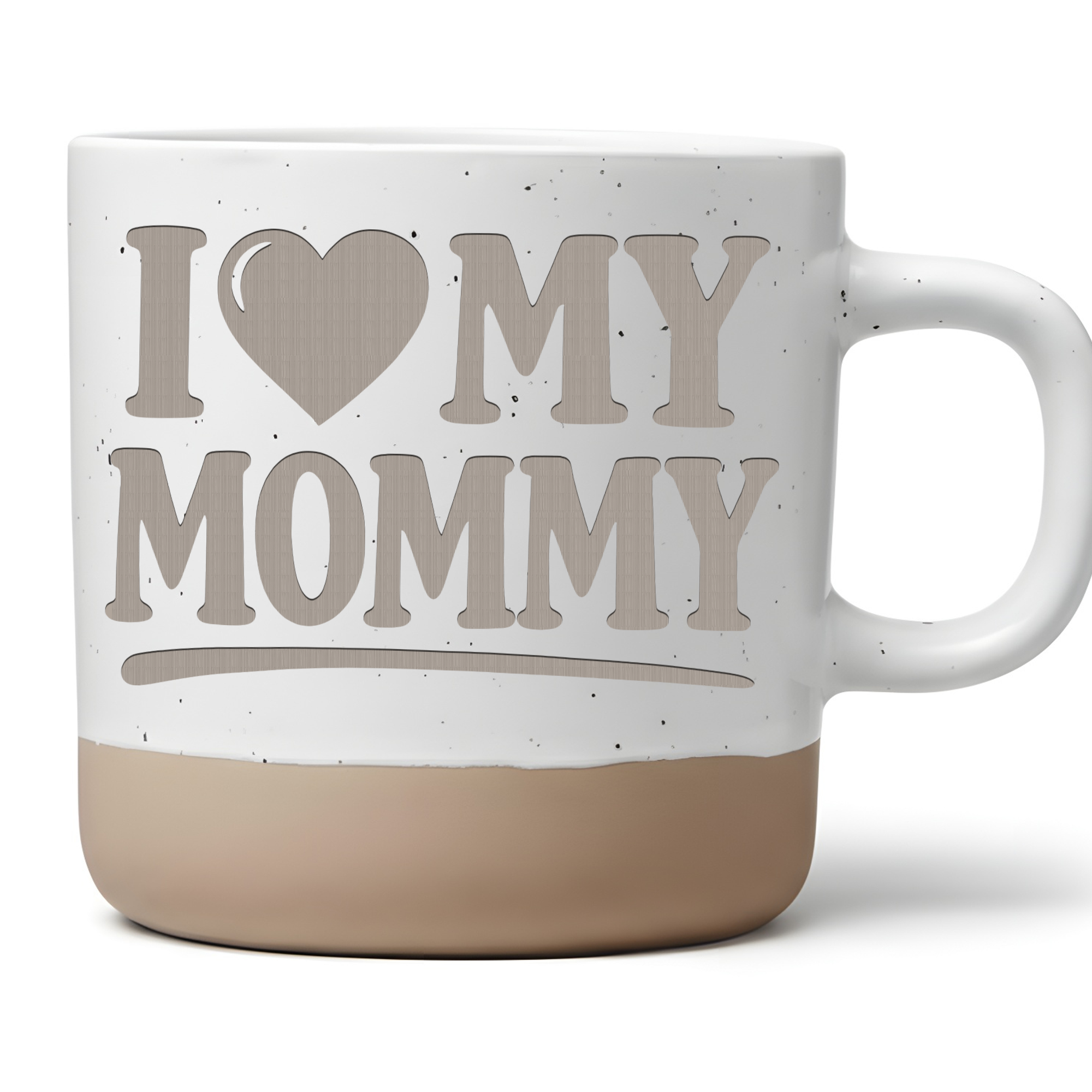 I Love My Mommy Tasse Geschenk für Mama Kaffeetasse Muttertag Becher B – Bild 1