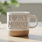 I Love My Mommy Tasse Geschenk für Mama Kaffeetasse Muttertag Becher B – Bild 6