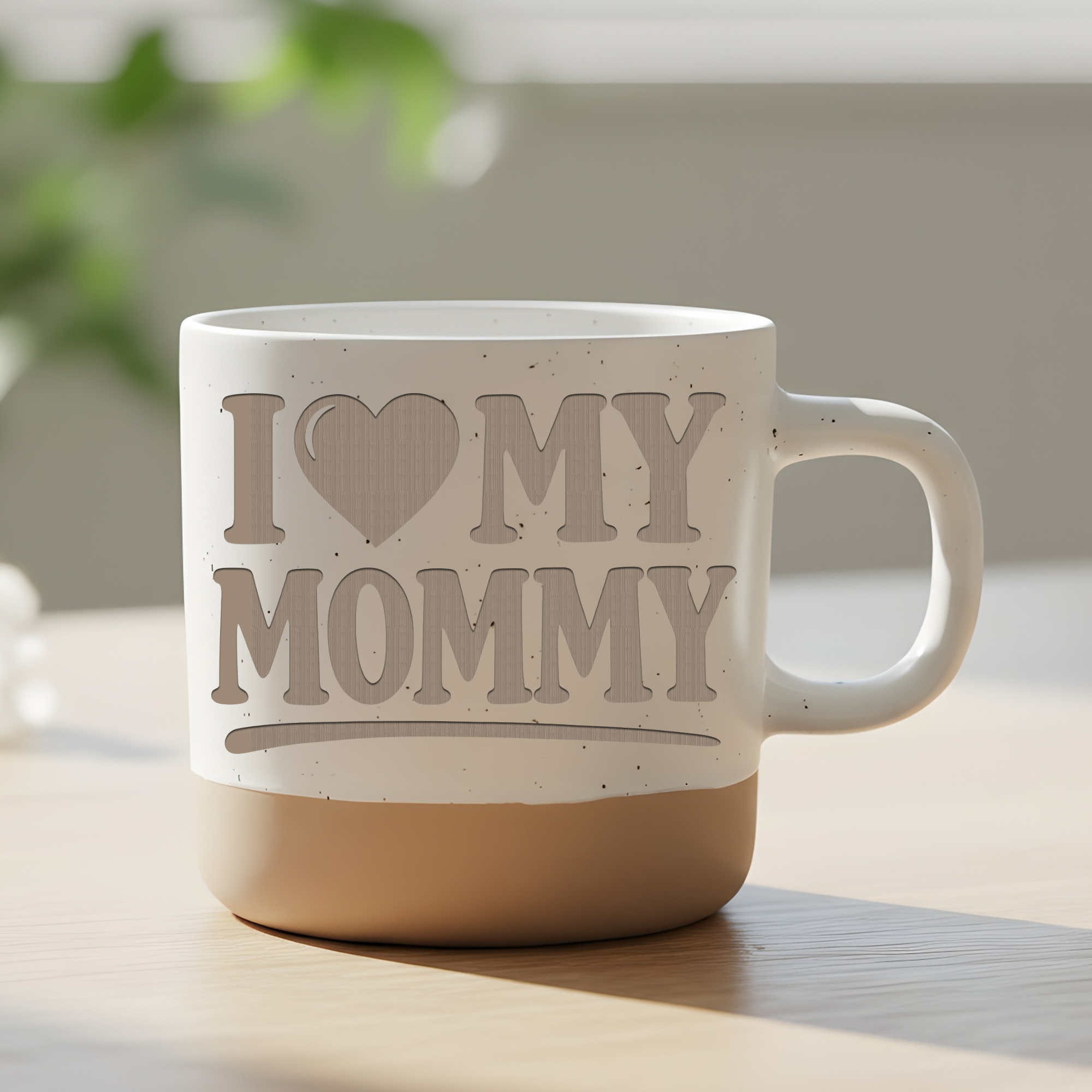 I Love My Mommy Tasse Geschenk für Mama Kaffeetasse Muttertag Becher B – Bild 6