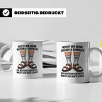 Socken Sandalen Tasse - Deutsche Kartoffel macht sich schick – Weiß [farbe:weiß]