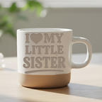 I Love My Little Sister Tasse Geschenk kleine Schwester Kaffeetasse Ge – Bild 6