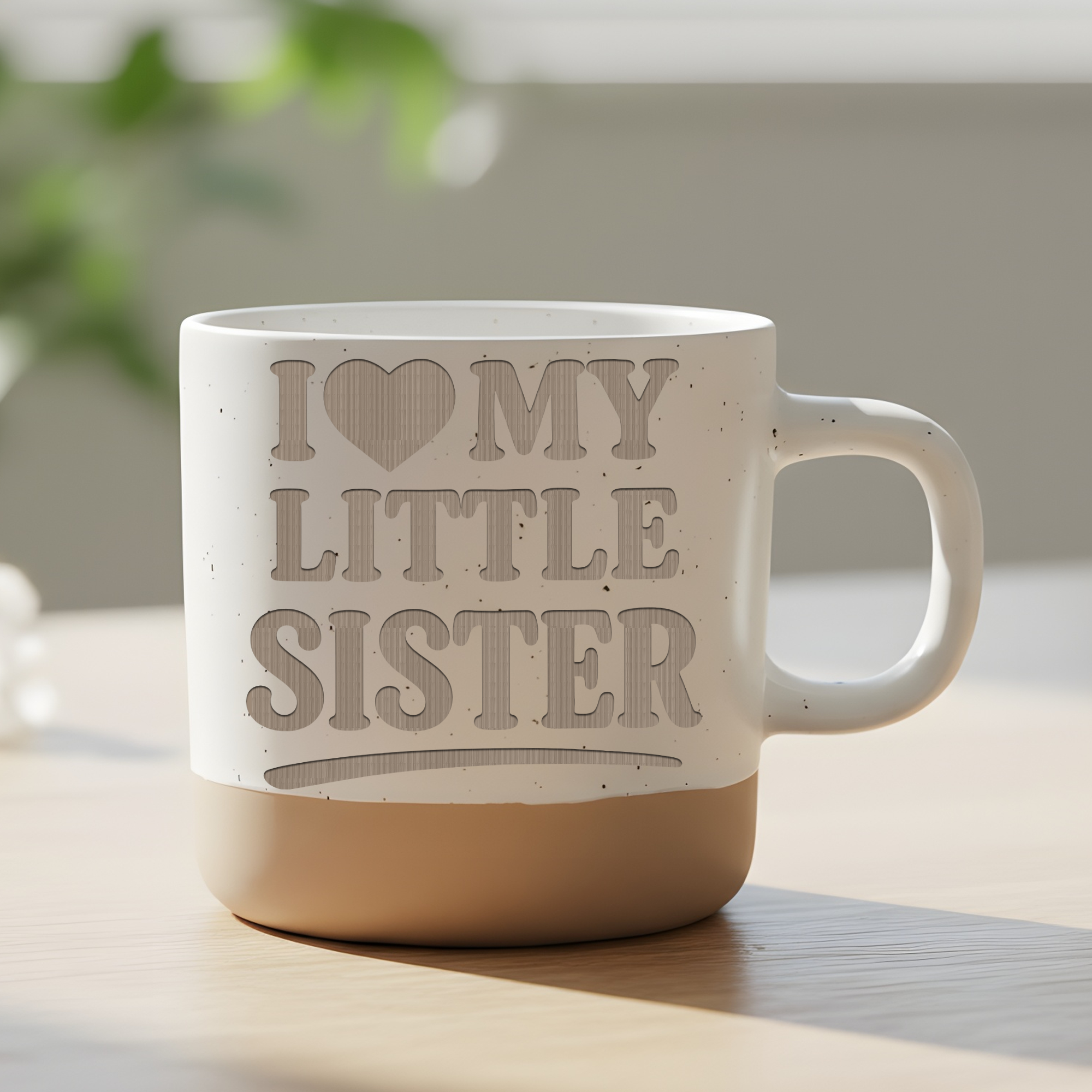 I Love My Little Sister Tasse Geschenk kleine Schwester Kaffeetasse Ge – Bild 6
