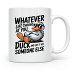 Duck Kaffeetasse - Lustiger Spruch für Entenliebhaber mit So – Weiß [farbe:weiß]