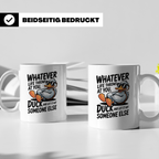 Duck Kaffeetasse - Lustiger Spruch für Entenliebhaber mit So – Weiß [farbe:weiß]