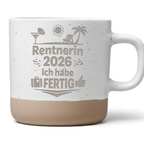 Rentnerin 2026 Tasse Geschenk zum Ruhestand Kaffeetasse Ich habe ferti – Bild 1