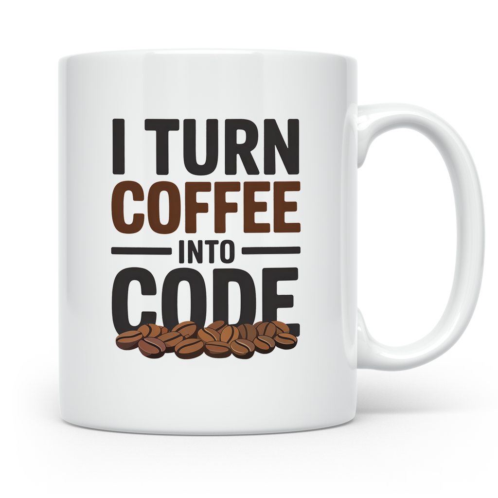 Coffee Coder Tasse - IT-ler Informatiker Geschenkidee - Prog – Weiß [farbe:weiß]