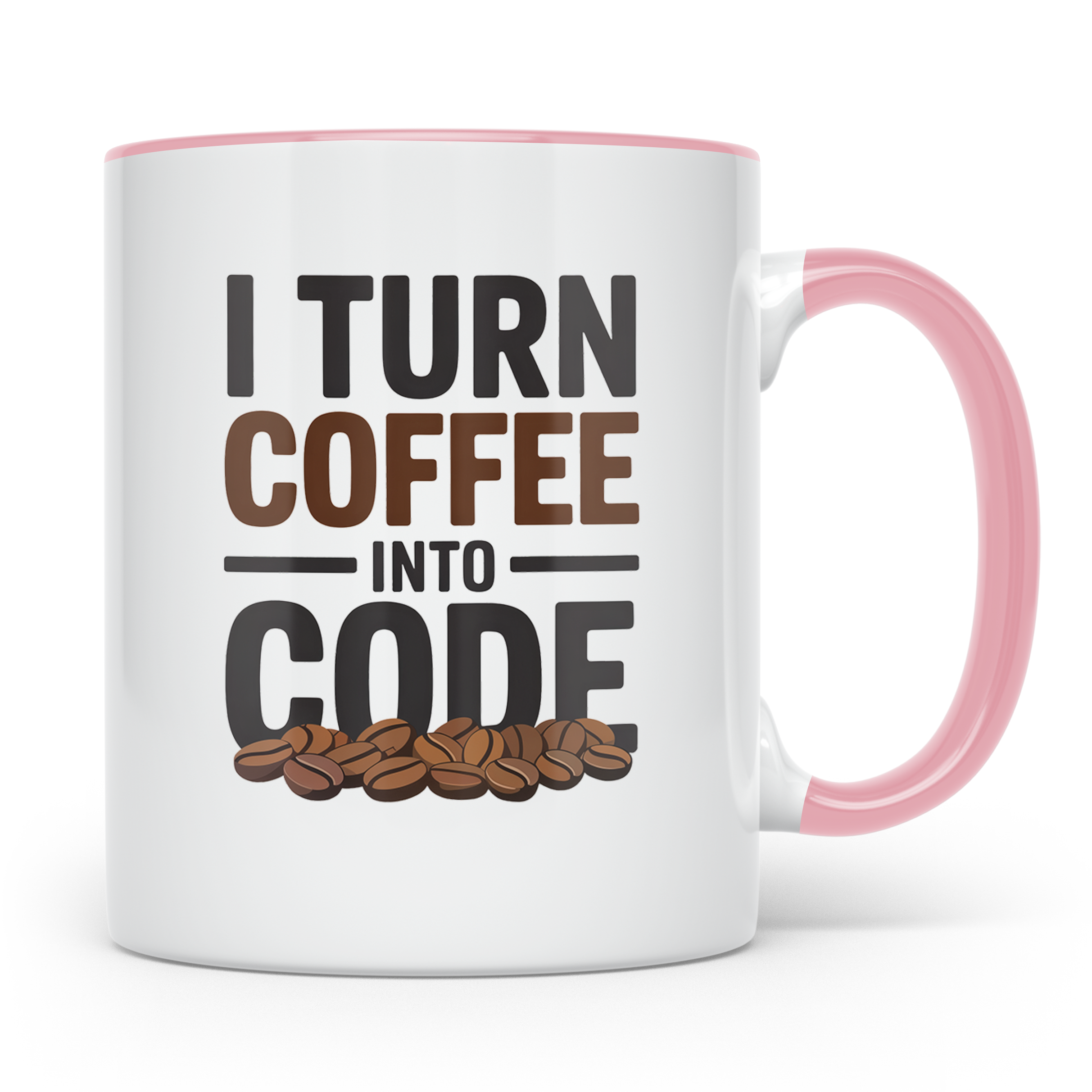 Coffee Coder Tasse - IT-ler Informatiker Geschenkidee - Prog – Rosa [farbe:rosa]