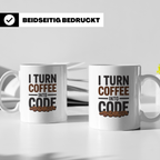 Coffee Coder Tasse - IT-ler Informatiker Geschenkidee - Prog – Weiß [farbe:weiß]