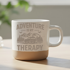 Adventure Is My Therapy Tasse Outdoor Geschenk für Camper Kaffeetasse  – Bild 6