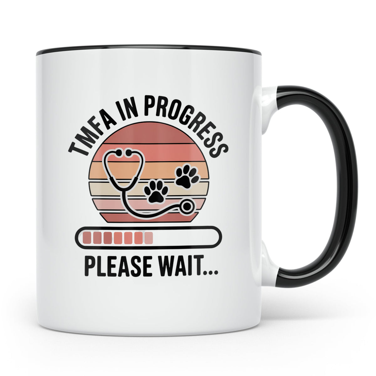 TMFA In Progress Tasse - Tiermedizinische Fachangestellte Ge – Schwarz [farbe:schwarz]