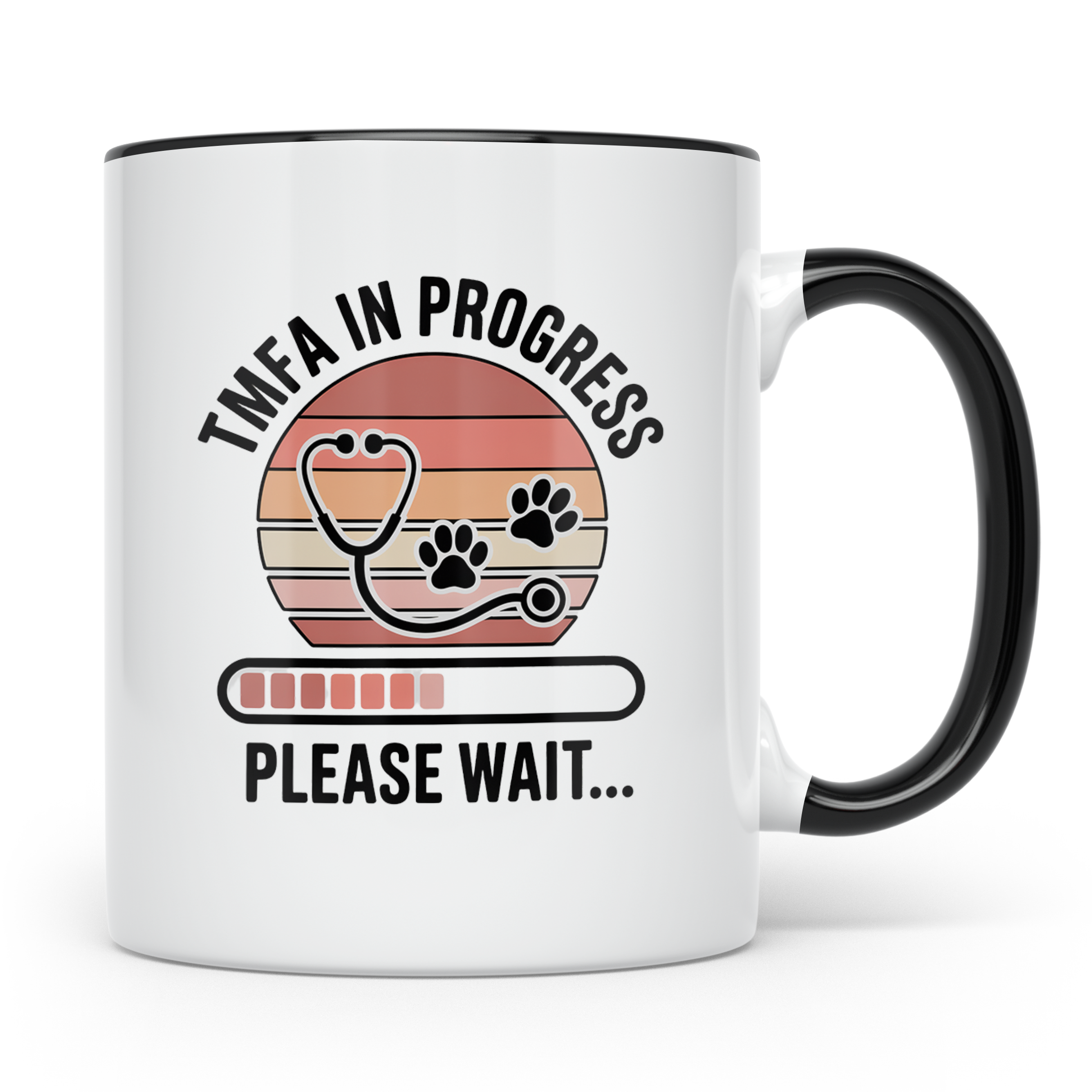 TMFA In Progress Tasse - Tiermedizinische Fachangestellte Ge – Schwarz [farbe:schwarz]