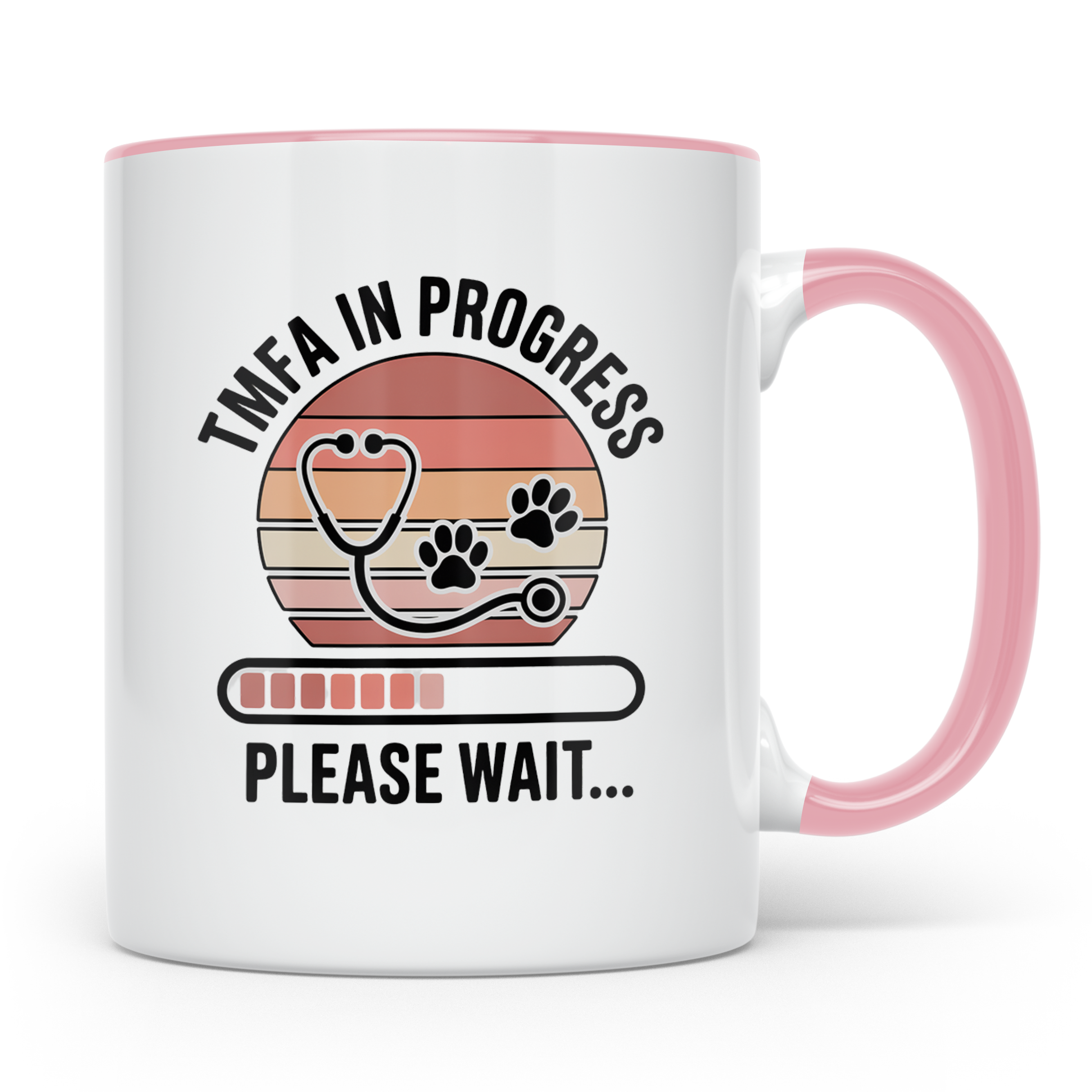 TMFA In Progress Tasse - Tiermedizinische Fachangestellte Ge – Rosa [farbe:rosa]