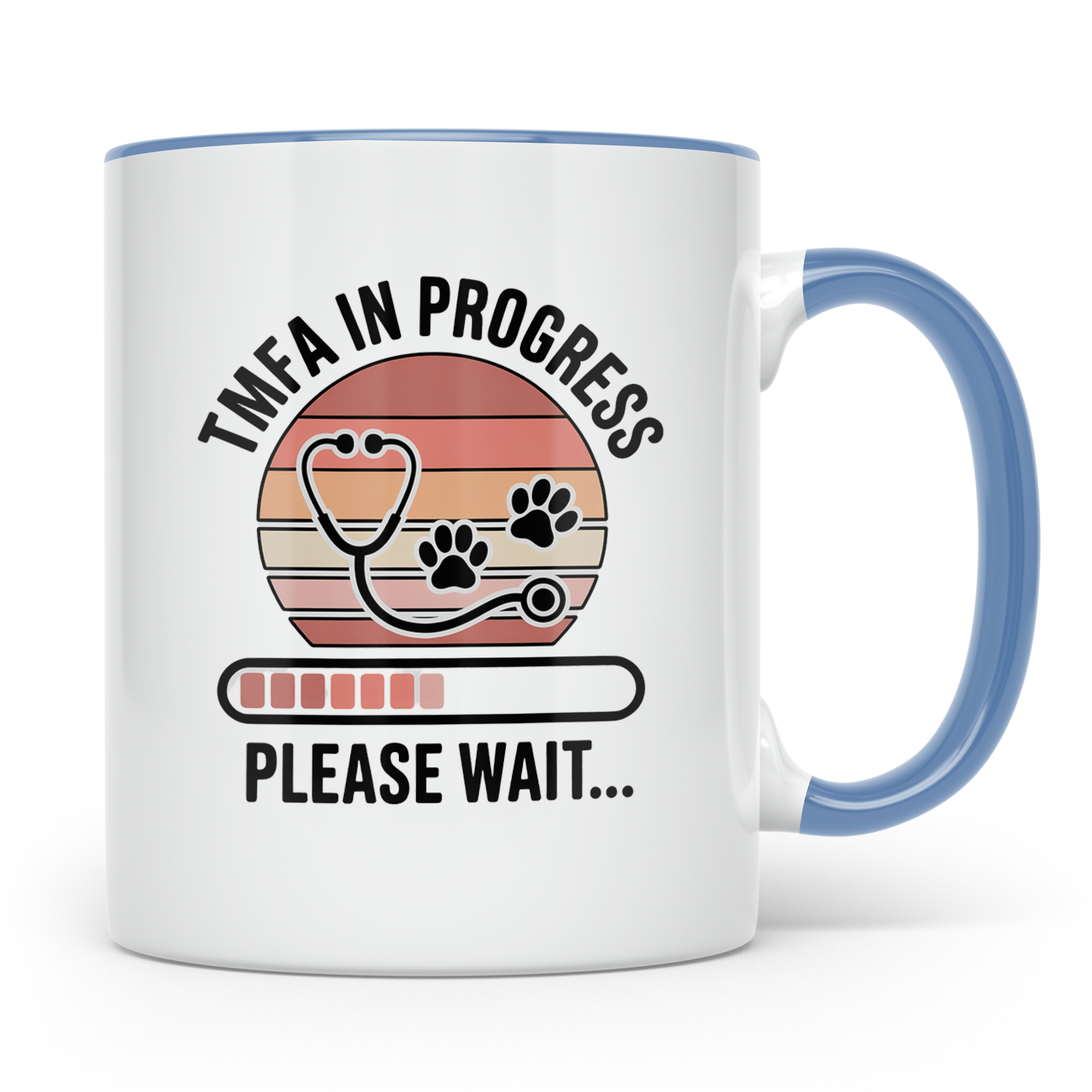 TMFA In Progress Tasse - Tiermedizinische Fachangestellte Ge – Blau [farbe:blau]