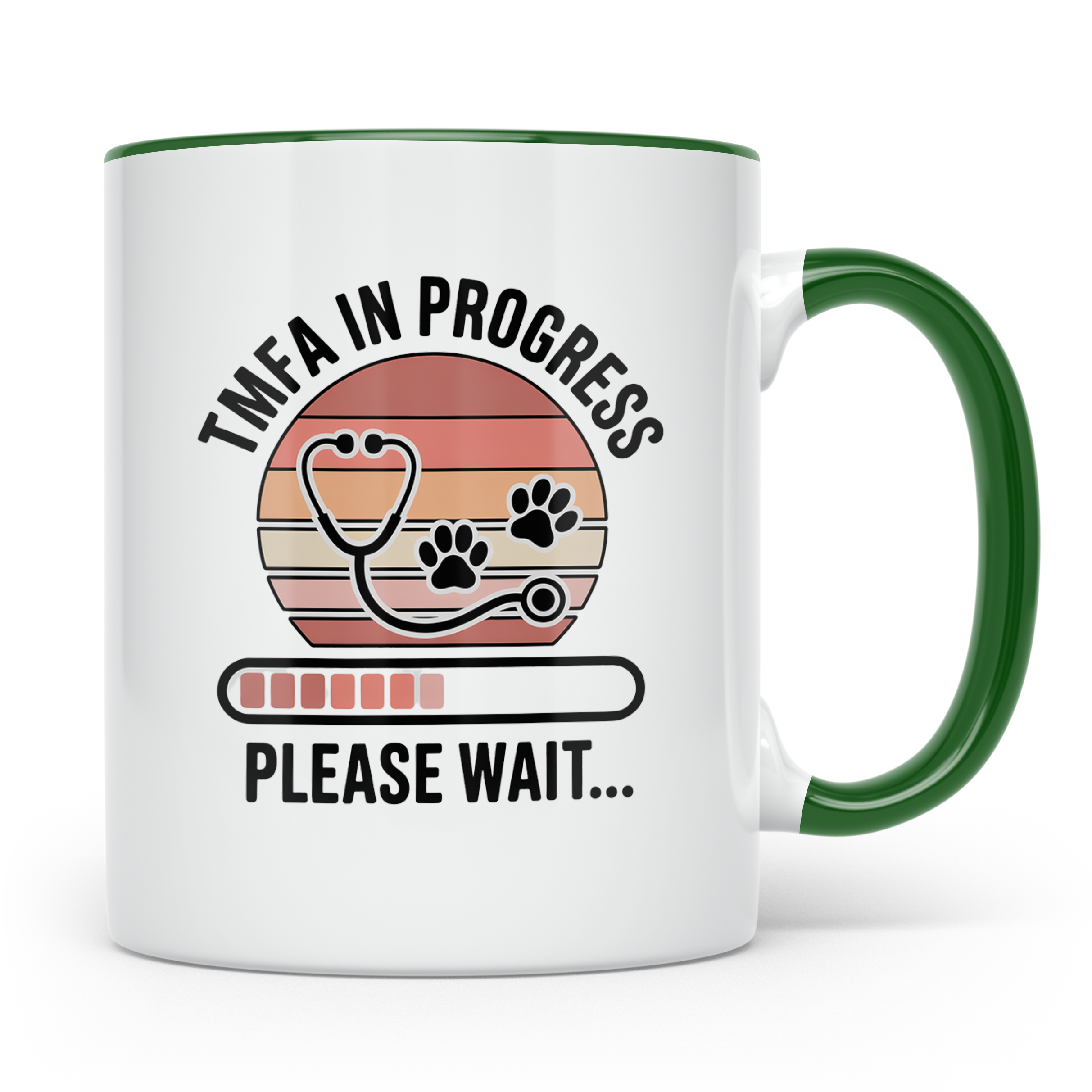 TMFA In Progress Tasse - Tiermedizinische Fachangestellte Ge – Grün [farbe:grün]