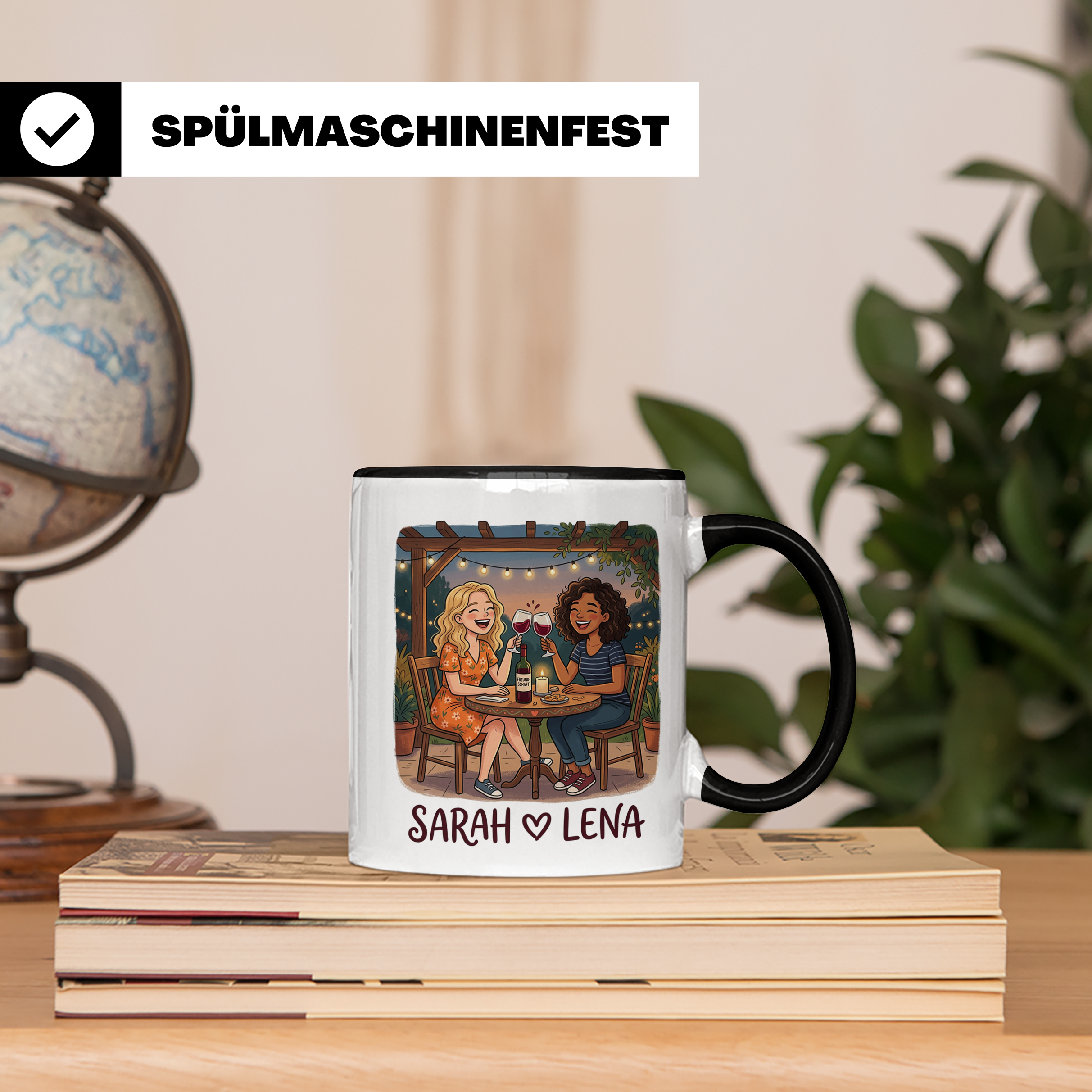 Tasse Beste Freundin personalisiert mit Wunschnamen Geschenk Freundschaft Geburtstag