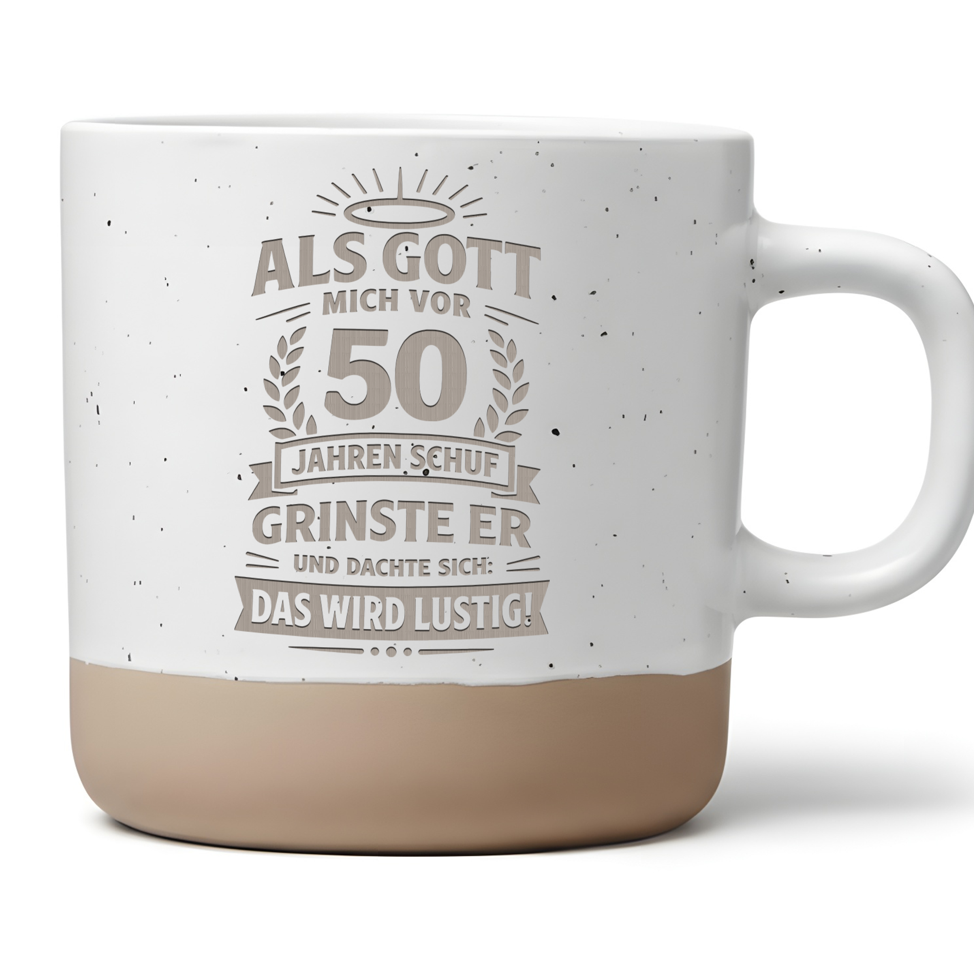 Tasse 50 Geburtstag Lustig Geschenk 50 Jahre Kaffeetasse mit Spruch Be – Bild 1