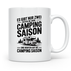 Camping Saison Tasse - Wohnmobil Camper Van Geschenkidee für – Weiß [farbe:weiß]