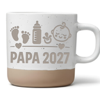 Papa 2027 Tasse Geschenk für werdende Väter Kaffeetasse Schwangerschaf – Bild 1