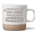 Oma Opa Tasse Lustig Geschenk für Großeltern Kaffeetasse Enkelkinder B – Bild 1