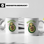 Mamcado Tasse - Avocado Mutter und Baby - Lustiges Mama Gesc – Weiß [farbe:weiß]
