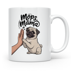Mops Mama Tasse - Pug Dog Mom Geschenkidee für Hunde Liebhab – Weiß [farbe:weiß]