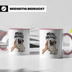 Mops Mama Tasse - Pug Dog Mom Geschenkidee für Hunde Liebhab – Rosa [farbe:rosa]