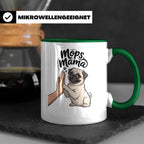 Mops Mama Tasse - Pug Dog Mom Geschenkidee für Hunde Liebhab – Grün [farbe:grün]