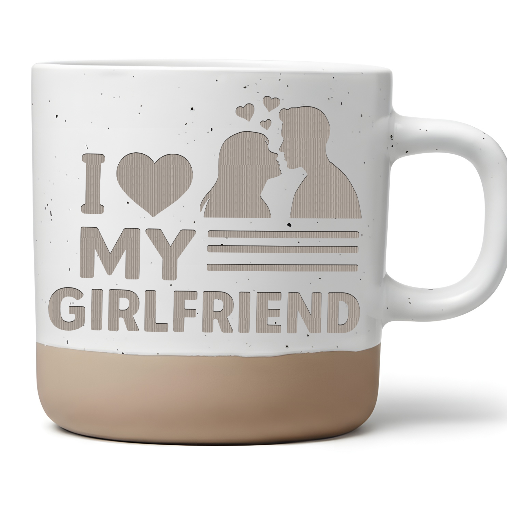 I Love My Girlfriend Tasse Geschenk für Freund Kaffeetasse Liebeserklä – Bild 1