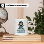 Anästhesie Tasse - Ich Liebe Menschen, Aber Nur Unter Vollna – Weiß [farbe:weiß]