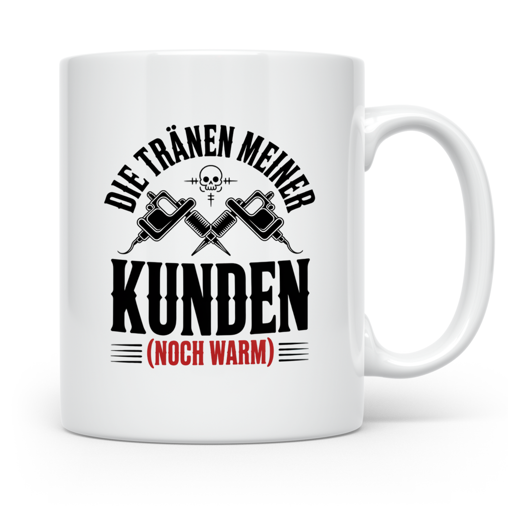 Tattoo-Meister Tasse - Kunden-Verwöhner, Coole Tätowierer Ge – Weiß [farbe:weiß]