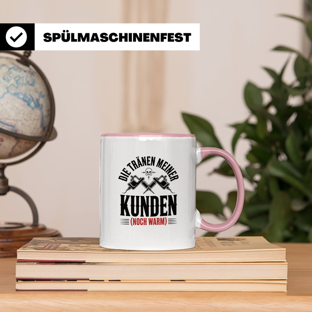 Tattoo-Meister Tasse - Kunden-Verwöhner, Coole Tätowierer Ge – Rosa [farbe:rosa]