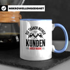 Tattoo-Meister Tasse - Kunden-Verwöhner, Coole Tätowierer Ge – Blau [farbe:blau]