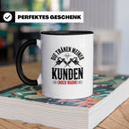 Tattoo-Meister Tasse - Kunden-Verwöhner, Coole Tätowierer Ge – Schwarz [farbe:schwarz]