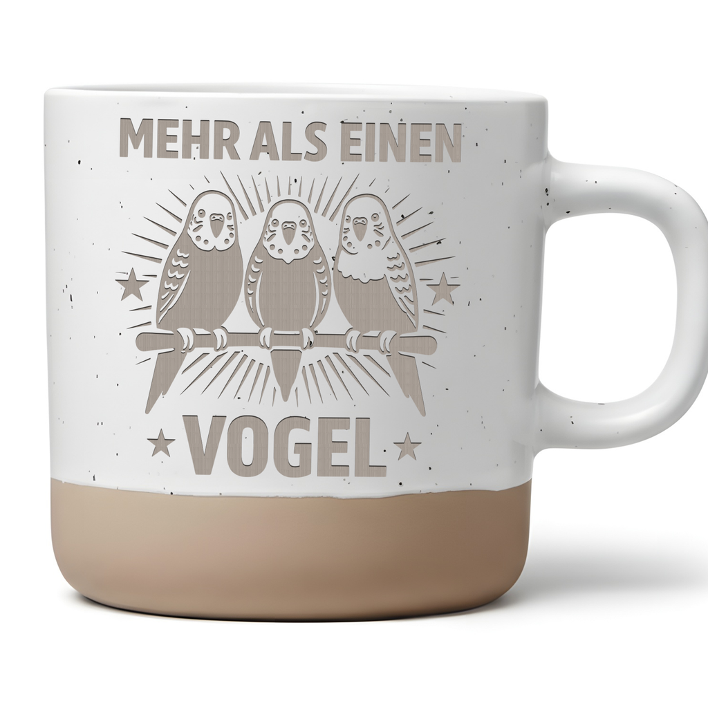 Tasse Wellensittich, Mehr als einen Vogel Tasse, Geschenk für Vogellie – Bild 1
