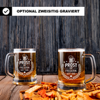 Bierkrug Prost auf Personalisiert Geschenk für Männer Geburtstag Jahrgang Bierliebhaber Lustig Vatertag