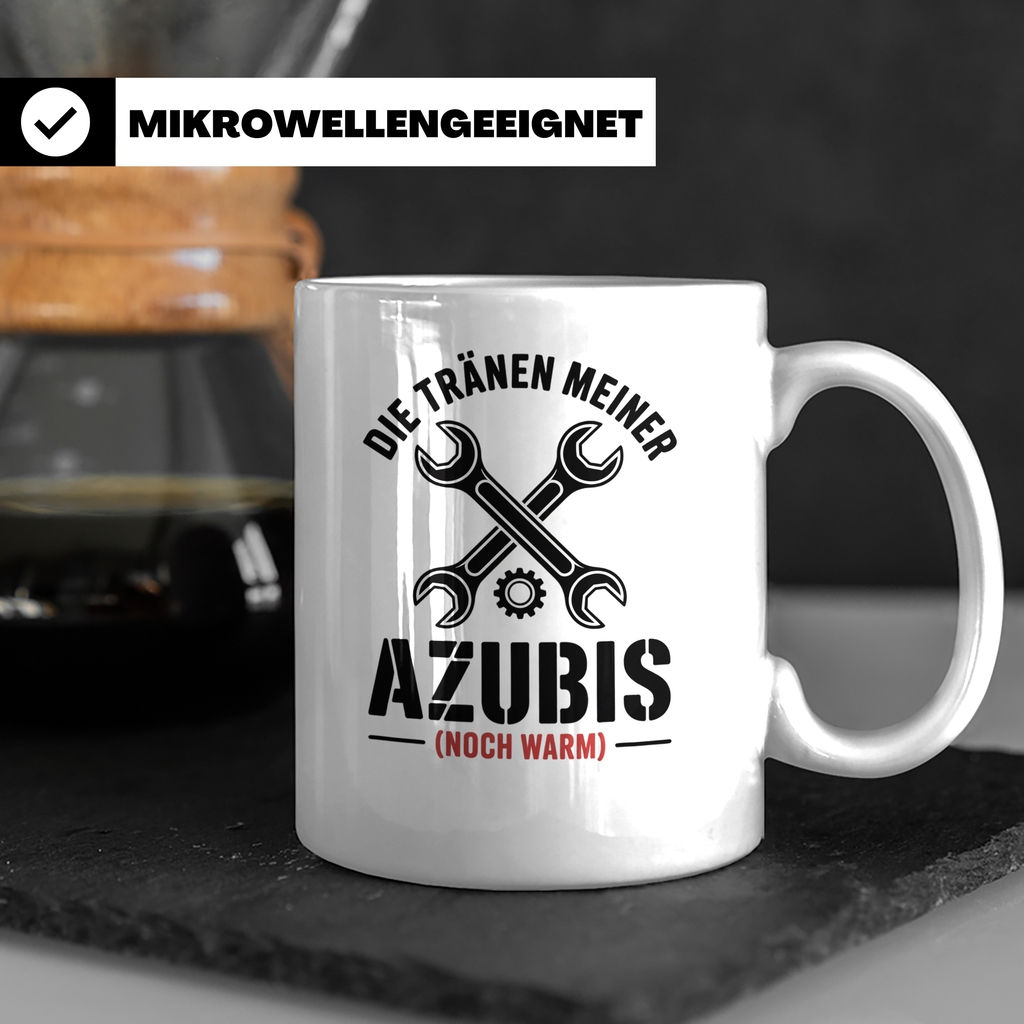 Azubi Tasse KFZ - Die Tränen meiner Azubis - KFZ Mechatronik – Weiß [farbe:weiß]