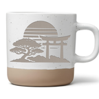 Bonsai Tasse mit Torii Tor Design, Zen Kaffeebecher für Gartenliebhabe – Bild 1